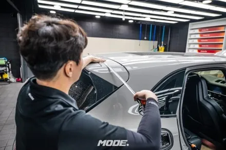 포르쉐 카이엔 터보 3M 전체랩핑 작업기! 카이엔 감쪽같이 변신시키기 분당 모드개러지 / 성남 분당, 서현, 판교,