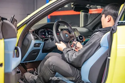 BMW G83 M4 컴페티션 컨버터블 메인터넌스 & 윈터타이어 교체 / 분당 모드개러지 / 성남 분당, 서현, 판교,