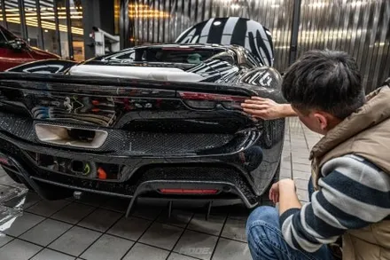 분당 PPF 페라리 296 GTS 스크래치? 처음부터 막는 게 답입니다 / 성남시 분당구 서현동