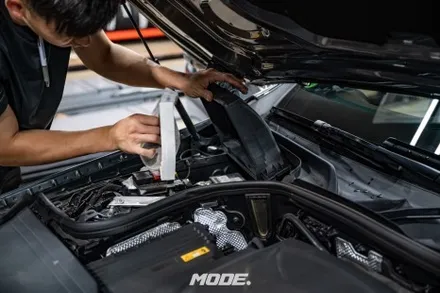 벤츠 E300 브레이크 오일 교환! (feat. TRW DOT 4)  분당 모드개러지 / 성남 분당, 서현, 판교,