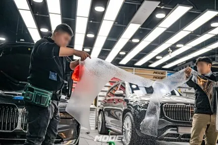 BMW I7 전체 PPF 작업과정! 컴퓨터 재단과 최고의 기술력 분당 모드개러지 / 성남 분당, 서현, 판교,