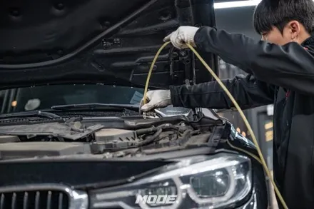 BMW 320d 브레이크 디스크 패드 교체! 분당 모드개러지 / 성남 분당, 서현, 판교,