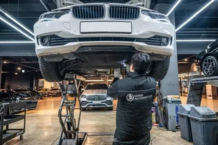 분당 알터네이터 교환 BMW 320d 겉벨트 웜기어 교환 전기부터 조향까지, 핵심 3종 정비 / 성남시 분당구 서현동