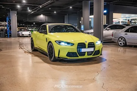 BMW G83 M4 컴페티션 컨버터블 메인터넌스 & 윈터타이어 교체 / 분당 모드개러지 / 성남 분당, 서현, 판교,