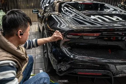 분당 PPF 페라리 296 GTS 스크래치? 처음부터 막는 게 답입니다 / 성남시 분당구 서현동