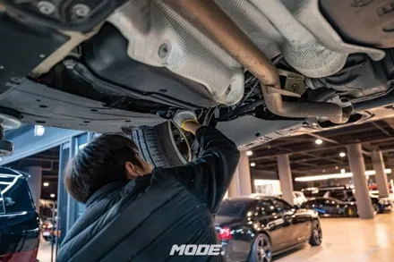 BMW 320d 브레이크 디스크 패드 교체! 분당 모드개러지 / 성남 분당, 서현, 판교,
