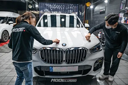 BMW X5 M30d 정밀 광택 & 유리막코팅 / 분당 모드개러지 / 성남 분당, 서현, 판교,