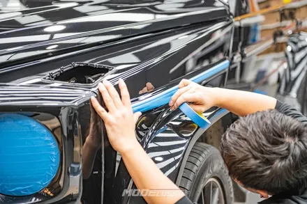 벤츠 지바겐 G63 AMG 전체 랩핑 [사틴블랙] / 분당 모드개러지 / 성남 분당, 서현, 판교,