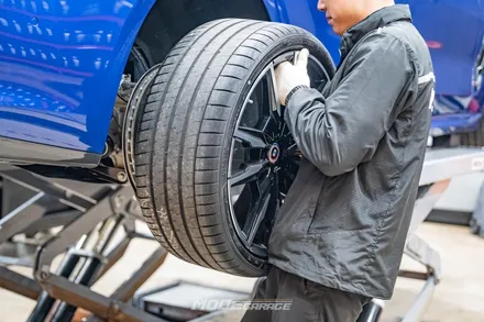 BMW M850i 금호 윈터크래프트 윈터타이어 교체 / 분당 모드개러지 / 성남 분당, 서현, 판교,