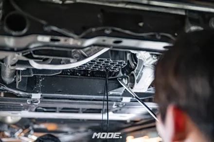 분당 휠 얼라인먼트 / 엔진오일 교환 / 벤츠 GLE 400d 쿠페 / 모드개러지 / 성남 분당, 서현, 판교,