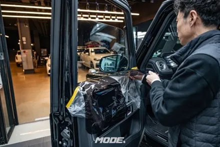 벤츠 AMG G63 썬팅 제거 및 재 시공 지바겐 버텍스 필름으로 완벽한 틴팅 분당 모드개러지 / 성남 분당, 서현, 판교,