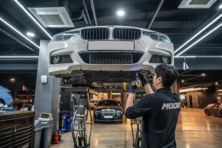분당 타이로드 엔드 어셈블리 교환 BMW 320i / 성남시 분당구 서현동