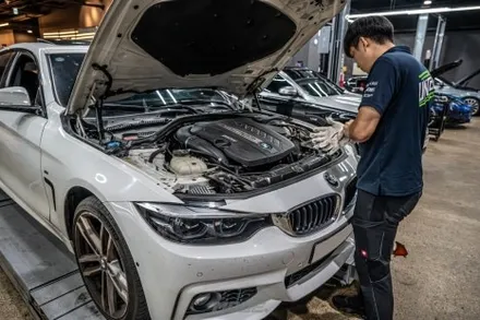 분당 인터쿨러 파이프 고무링 교환 BMW 435d / 성남시 분당구 서현동