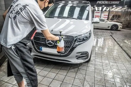 분당 디테일링 세차 벤츠 V300d 손세차 명소 / 성남시 분당구 서현동