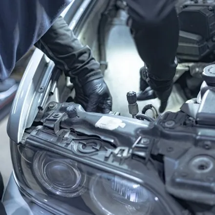 분당 모드개러지 BMW 520i 로우빔 라이트&엔진오일 교환 / 성남시 분당구 서현동