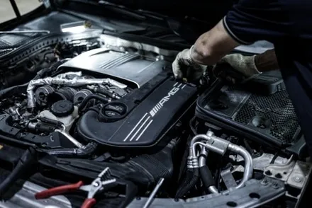 [분당 모드개러지] 벤츠 C63 AMG 점화플러그 및 코일 교환 / 성남시 분당구 서현동