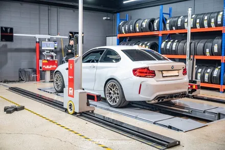 BMW M2 BC 레이싱 2WAY 서스펜션 교체 & 휠 타이어 교체 / 분당 모드개러지 / 성남 분당, 서현, 판교,