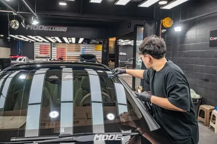 벤츠 EQE 350+ 전체 광택 유리막, 가죽, 발수코팅 작업과정! 분당 모드개러지 / 성남 분당, 서현, 판교,