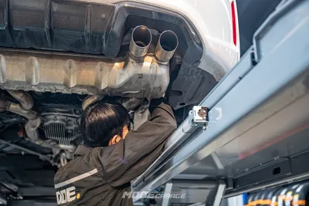 BMW M2 BC 레이싱 2WAY 서스펜션 교체 & 휠 타이어 교체 / 분당 모드개러지 / 성남 분당, 서현, 판교,
