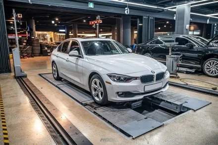 분당 알터네이터 교환 BMW 320d 겉벨트 웜기어 교환 전기부터 조향까지, 핵심 3종 정비 / 성남시 분당구 서현동