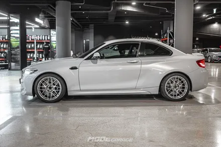 BMW M2 BC 레이싱 2WAY 서스펜션 교체 & 휠 타이어 교체 / 분당 모드개러지 / 성남 분당, 서현, 판교,