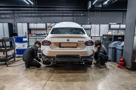 분당 디퍼런셜 오일 TC 오일 교환 BMW M240i 타이어 교환 / 성남시 분당구 서현동
