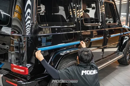 벤츠 지바겐 G63 AMG 전체 랩핑 [사틴블랙] / 분당 모드개러지 / 성남 분당, 서현, 판교,