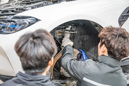 BMW G82 M4 KW V4 서스펜션 교체 & 휠 얼라인먼트 / 분당 모드개러지 / 성남 분당, 서현, 판교,
