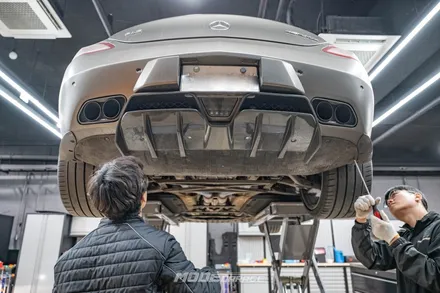 벤츠 SLS AMG 디퍼런셜 오일 & 미션 오일 교환 / 분당 모드개러지 / 성남 분당, 서현, 판교,