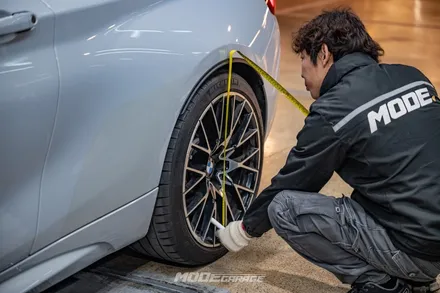 BMW M2 BC 레이싱 2WAY 서스펜션 교체 & 휠 타이어 교체 / 분당 모드개러지 / 성남 분당, 서현, 판교,