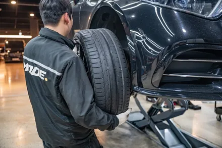 벤츠 CLS 400d 로어암, 텐션스트럿 & 엔진오일 교환 / 분당 모드개러지 / 성남 분당, 서현, 판교,