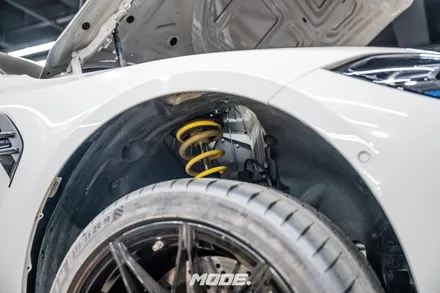 분당 서스펜션 튜닝 / BMW M4 / KW 캠버플레이트 교체 / 모드개러지 / 성남 분당, 서현, 판교,