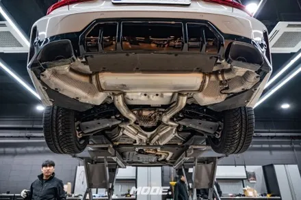 BMW M340i 준비엘 브릴란테 배기 튜닝 작업! 분당 모드개러지 / 성남 분당, 서현, 판교,