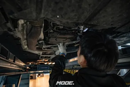 벤츠 S500 미션오일 교환! 더욱 부드러운 승차감을 위해 분당 모드개러지