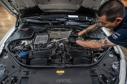 분당 엔진오일 교환 벤츠 AMG S63 쿠페 메인터넌스 / 성남시 분당구 서현동