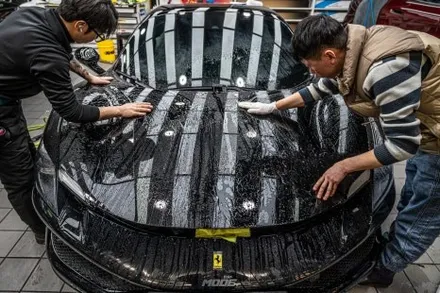 분당 PPF 페라리 296 GTS 스크래치? 처음부터 막는 게 답입니다 / 성남시 분당구 서현동