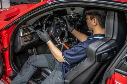 분당 휠 얼라인먼트 BMW M4 얼라인먼트인데 휠에 손상이 없다고?! / 성남시 분당구 서현동
