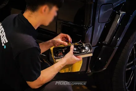 벤츠 G63 AMG W463 지바겐 / 컨디션체크 에어컨필터교환 후미등 수리 및 교환 디테일링  / 모드개러지 성남 분당점 / 성남 분당, 서현, 판교,