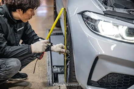 BMW M2 BC 레이싱 2WAY 서스펜션 교체 & 휠 타이어 교체 / 분당 모드개러지 / 성남 분당, 서현, 판교,