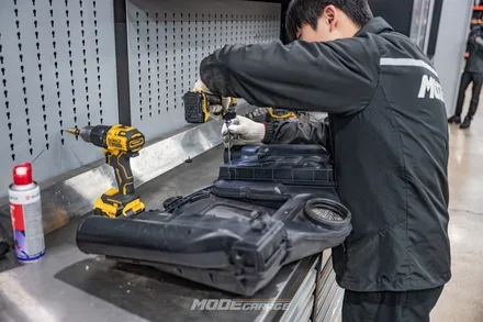 벤츠 지바겐 G500 카브리올레 엔진오일 & 미션오일 교환 / 분당 모드개러지 / 성남 분당, 서현, 판교,