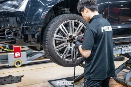 아우디 A8L 파워스티어링 점검 차량이 오래되면 뜨는 경고등? 분당 모드개러지 / 성남 분당, 서현, 판교,