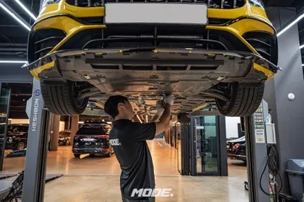 벤츠 AMG A45 엔진오일 교환 작업기! 고성능 차량에는 모튤 엔진오일!! 분당 모드개러지 / 성남 분당, 서현, 판교,