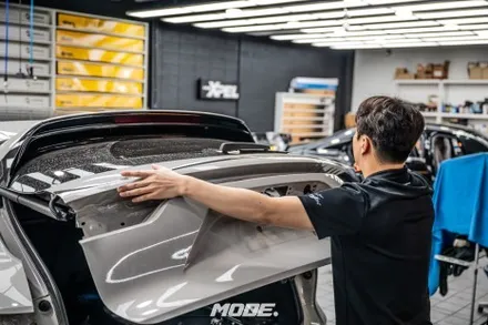 포르쉐 카이엔 터보 3M 전체랩핑 작업기! 카이엔 감쪽같이 변신시키기 분당 모드개러지 / 성남 분당, 서현, 판교,
