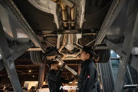 BMW M340i 준비엘 브릴란테 배기 튜닝 작업! 분당 모드개러지 / 성남 분당, 서현, 판교,