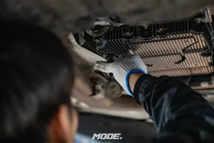 벤츠 S500 미션오일 교환! 더욱 부드러운 승차감을 위해 분당 모드개러지