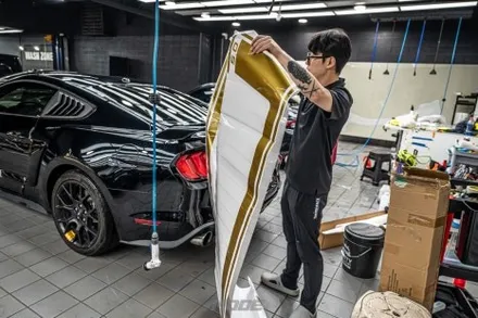분당 포인트 데칼 작업 포드 머스탱 / 성남시 분당구 서현동