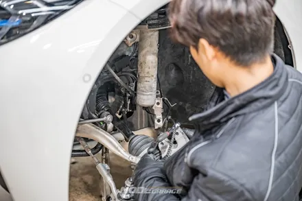 BMW G82 M4 KW V4 서스펜션 교체 & 휠 얼라인먼트 / 분당 모드개러지 / 성남 분당, 서현, 판교,