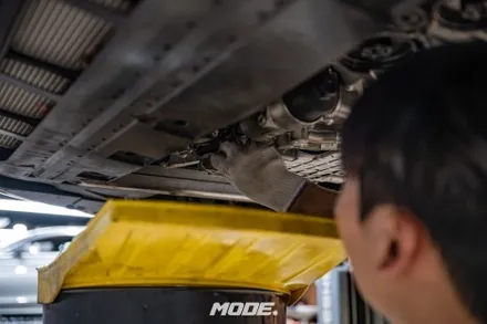 벤츠 AMG A45 엔진오일 교환 작업기! 고성능 차량에는 모튤 엔진오일!! 분당 모드개러지 / 성남 분당, 서현, 판교,