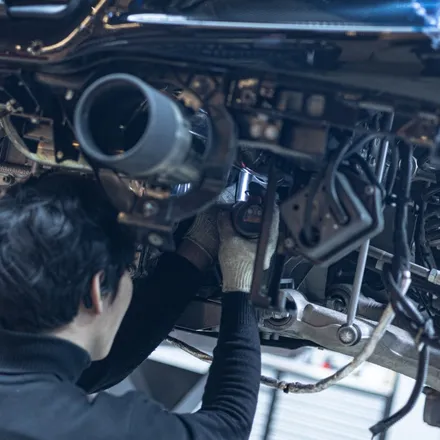 FERRARI F8 배기 원복 / 분당 모드개러지 / 성남시 분당구 서현동
