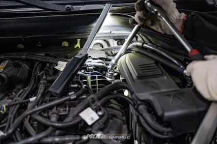 BMW X3 모빌 엔진오일 & 오일필터 교환 / 분당 모드개러지 / 성남 분당, 서현, 판교,